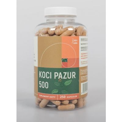 Koci Pazur Vilcacora 500mg 250kaps. Nanga - 5903076421166.jpg