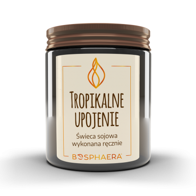 Świeca sojowa Tropikalne Upojenie 190g Bosphaera - 5903175901873.jpg