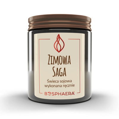 Świeca sojowa Zimowa Saga 190g Bosphaera - 5903175902696.jpg