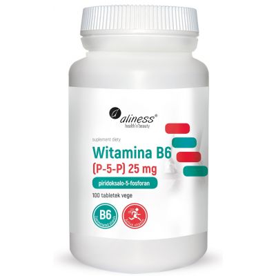 Witamina B6 (P5P) 25mg 100tab. Aliness - 5903242580659.jpg