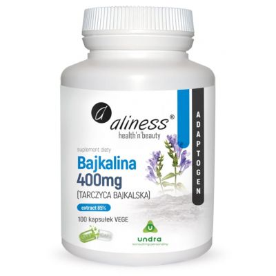 Bajkalina (tarczyca bajkalska) 100 kapsułek Vege Aliness  - 5903242582240.jpg