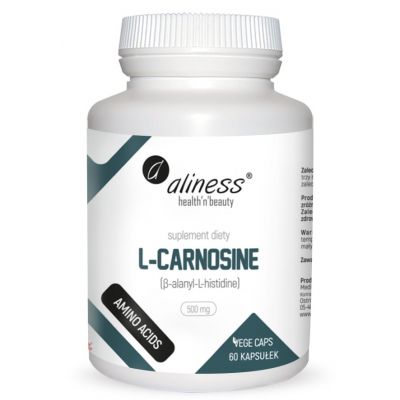 L-Carnosine500mg 60 kapsułek Vege Aliness - 5903242582257.jpg