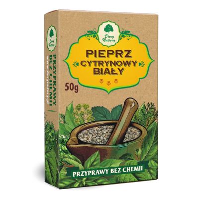 Pieprz biały cytrynowy 50g Dary Natury - 5903246860276.jpg