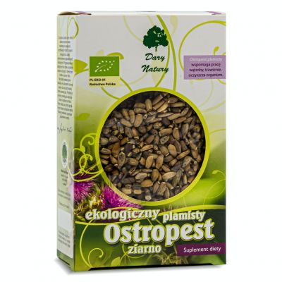 Ostropest plamisty ziarno 100g Dary Natury - 5903246862997.jpg