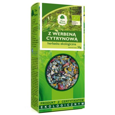 Herbatka z werbeną cytrynową EKO 50g Dary Natury - 5903246863871.jpg