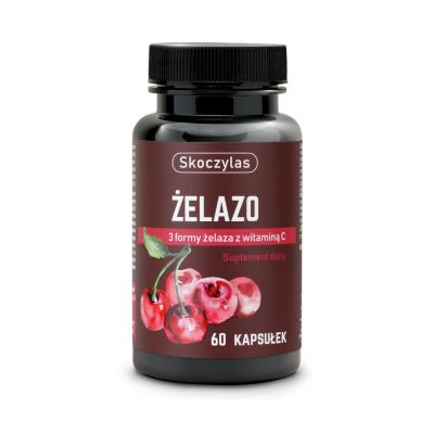 Żelazo 3 Formy z witaminą C 60 kapsułek Skoczylas  - 5903631208492.jpg