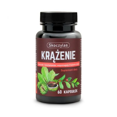 Krążenie, ruszczyk, diosmina, kasztanowiec 60 kapsułek Skoczylas - 5903631208768.jpg