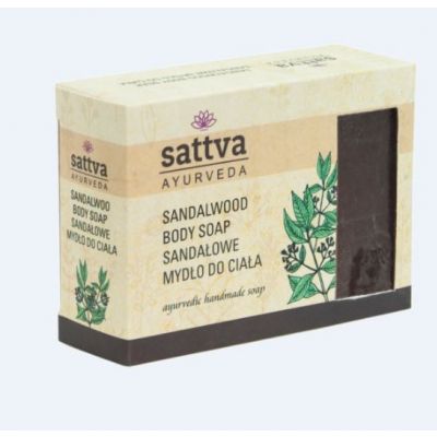 Mydło do Ciała Sandałowe 125g Sattva  - 5903794180437.jpg