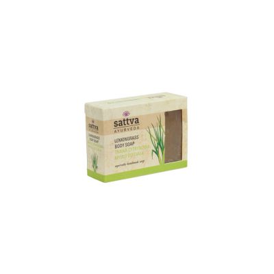 Mydło do Ciała Trawa Cytrynowa 125g Sattva - 5903794180451.jpg