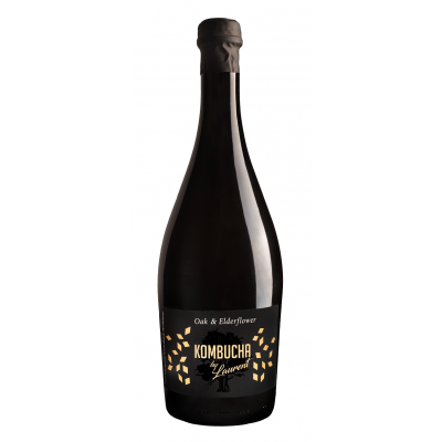 Kombucha Szampańska Na Płatkach Dębu o Smaku Kwiatów Czarnego Bzu Bio 750ml Kombucha By Laurent - 5903917772297.jpg