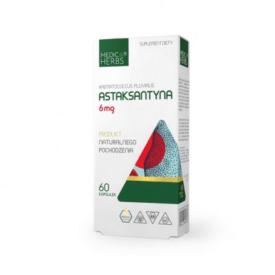 Astaksantyna 6mg 60 kapsułek Medica Herbs - 5903968202316.jpg