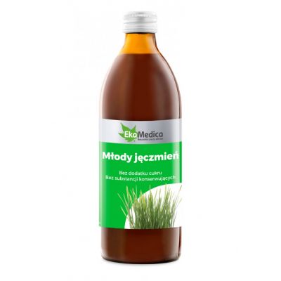 Młody Jęczmień Sok 500ml EkaMedica  - 5904213000152.jpg