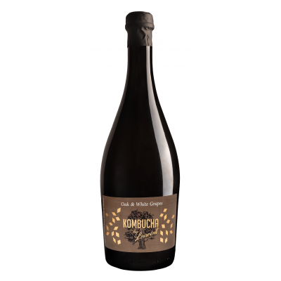 Kombucha Szampańska Na Płatkach Dębu o Smaku Białych Winogron BIO 750ml Kombucha By Laurent - 5904257072009.jpg