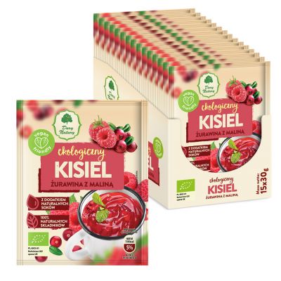 Kisiel Żurawina z Maliną EKO 30g Dary Natury - 5904538030759.jpg