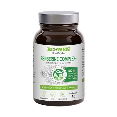 Berberine Complex+ 510 mg 60 kapsułek Biowen - 5904806120557.jpg