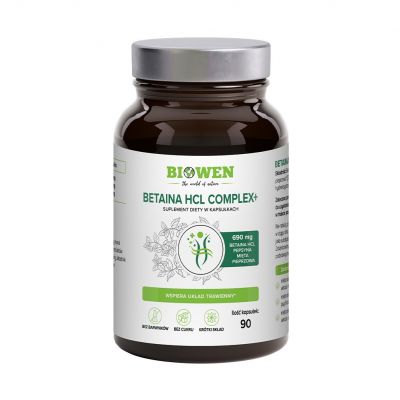 Betaina HCL Complex+ 90kaps Biowen - 5904806120700.jpg