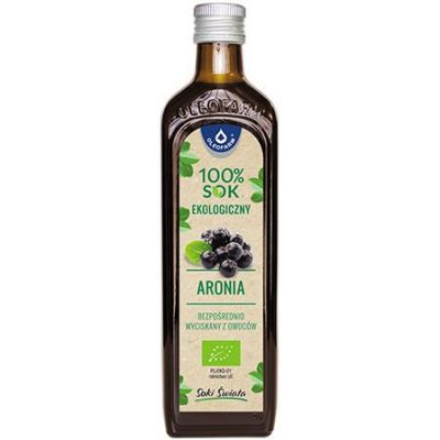 Sok z Aronii BIO 100% 490ml Oleofarm - 5904960013351.jpg