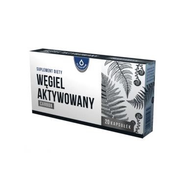 Węgiel aktywowany carbon 20 kapsułek Oleofarm - 5904960015034.jpg