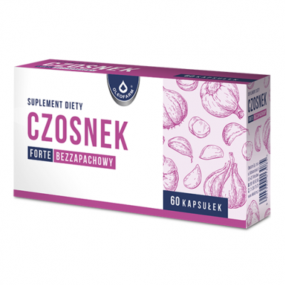 Czosnek forte bezzapachowy 60kaps Oleofarm - 5904960015928.jpg