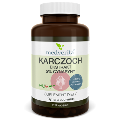 Karczoch ekstrakt 5% z cynaryny 120 kaps. Medverita - 5905669084024.jpg