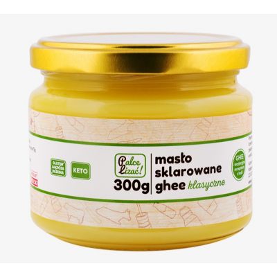Masło sklarowane Ghee klasyczne 300g Palce Lizać - 5905669437028.jpg