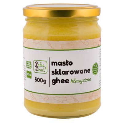 Masło sklarowane Ghee klasyczne 500g Palce Lizać - 5905669437035.jpg