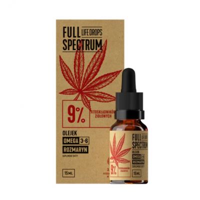 Olej Konopny Full Spectrum Life Drops 9% 15ml Cosma Cannabis - 5905679840115.jpg