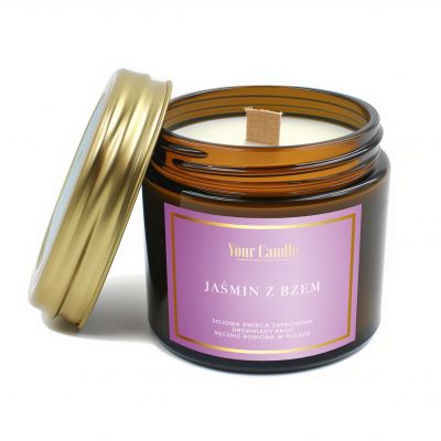 Świeca Zapachowa Sojowa Jaśmin z Bzem 120ml Your Candle - 5906293639123.jpg