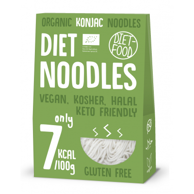 Makaron (Konjac) Noodle Bezglutenowy BIO 385g (300g) Diet Food - 5906660508892.jpg
