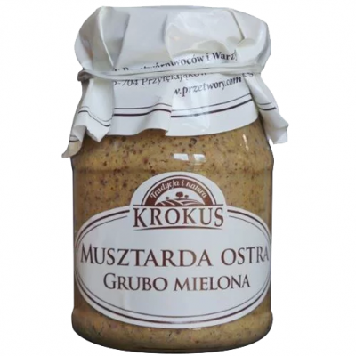 Musztarda Ostra Grubo Mielona 180g Krokus - 5906732624543.jpg