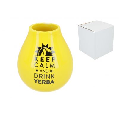 Matero Ceramiczne Żółte 350ml - 5906735481013.jpg