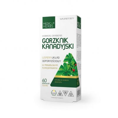 Gorzknik Kanadyjski 60 kaps. Medica Herbs - 5907622656620.jpg