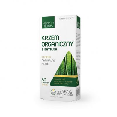 Krzem Organiczny z Bambusa 60 kaps. Medica Herbs - 5907622656996.jpg