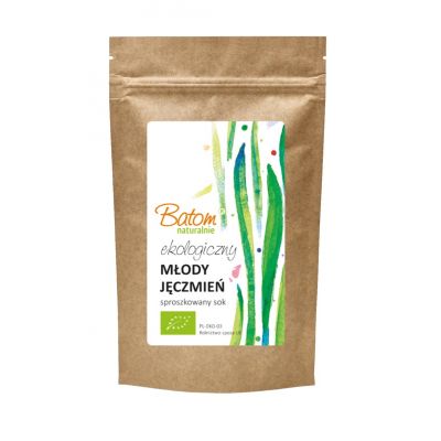 Sok z Młodego Jęczmienia Sproszkowany BIO 100g Batom - 5907709951907.jpg