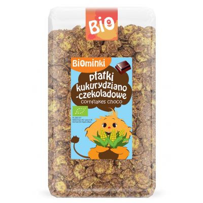 Płatki Kukurydziano Czekoladowe BIO 300g Biominki - 5907738152641.jpg