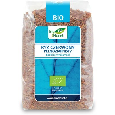 Ryż Czerwony Pełnoziarnisty BIO 400g Bio Planet - 5907814663405.jpg