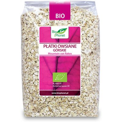 Płatki Owsiane Górskie BIO 600g Bio Planet - 5907814666314.jpg