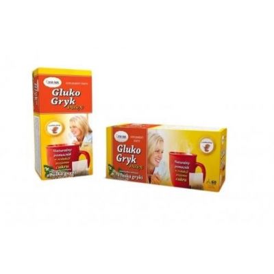 Gluko - Gryk Max cukier 60 saszetek Mir Lek - 5908228098524.jpg