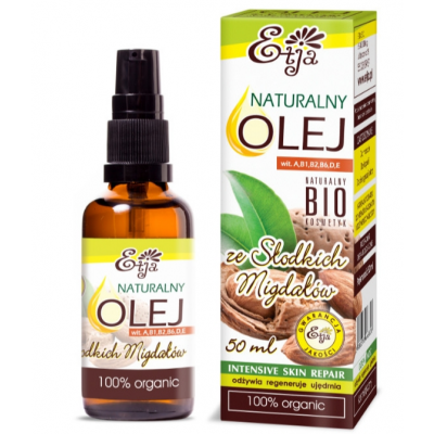 Olej ze Słodkich Migdałów Bio 50ml Etja  - 5908310446820.jpg