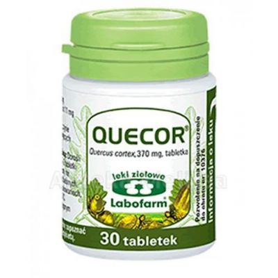 Quecor kora dębu 30 tabl. Labofarm  - 5909990220922.jpg