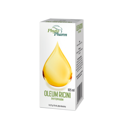 Olej Rycynowy płyn doustny (Oleum Ricini) 105ml PhytoPharm - 5909991431372.jpg