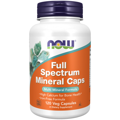 Full Spectrum Minerals 120 kapsułek Now Foods - 733739015440.jpg