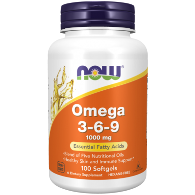 Omega 3-6-9 1000mg 100 kapsułek Now Foods - 733739018359.jpg