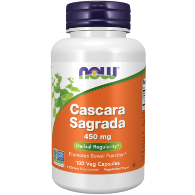 Cascara Sagrada 450mg 100 kapsułek Now Foods - 733739046208.jpg