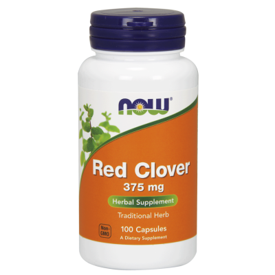Red Clover 375mg 100 kapsułek Now Foods - 733739047304.jpg
