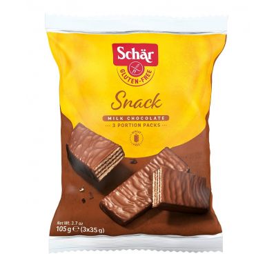 Wafle w Mlecznej Czekoladzie Bezglutenowe (3x35g) 105g Schar - 8008698005286.jpg