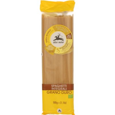Makaron (Semolinowy Razowy) Spaghetti BIO 500g Alce Nero - 8009004100015.jpg