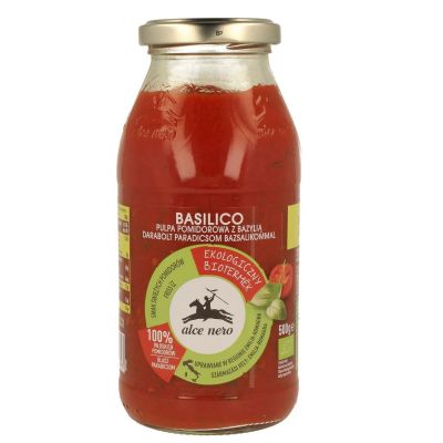Pulpa Pomidorowa z Bazylią BIO 500g Alce Nero - 8009004810693.jpg