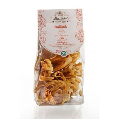 Makaron (Z Ciecierzycy I Brązowego Ryżu) Tagliatelle Bezglutenowy BIO 250g Pasta Natura - 8050534141542.jpg