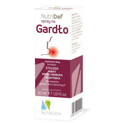 NutriDef Spray na Gardło 30ml Nutrileya - 8055728151444.jpg